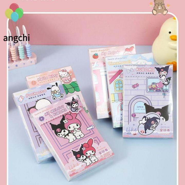 ANGCHI Melody Melody Sticker Games Quiet Book No Cutting Kuromi No ...