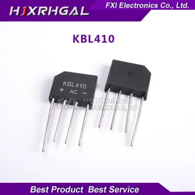 10PCS KBL410 KBL-410 4A 1000V Single Phases Diode Bridge Rectifier ใหม่เดิม