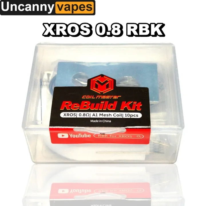 Vaporesso XROS/Caliburn G .8 ohm Coil Master RBK Rebuild Kit(10pcs