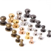 40 ชุดโลหะสังกะสีอัลลอยด์ลูกบิดสกรู Rivets DIY หัตถกรรมหนังกระเป๋าผลิตภัณฑ์ Rivets Monk Head Spikes ฮาร์ดแวร์ตกแต่งเล็บหัวเข็มขัด - Giers