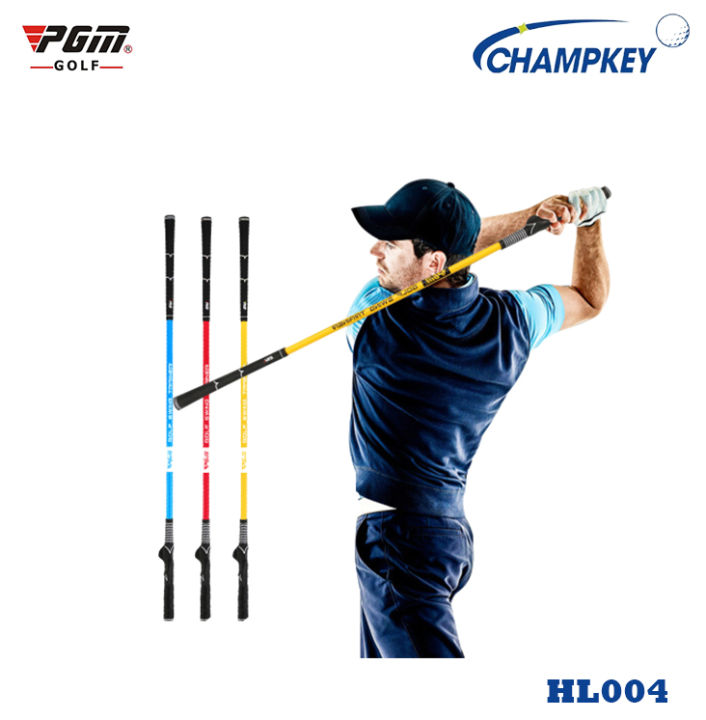 champkey-อุปกรณ์ฝึกซ้อมวงสวิง-pgm-ช่วยสร้างกล้ามเนื้อ-hl004-two-way-golf-swing-stick-trainer-golf-swing-bar