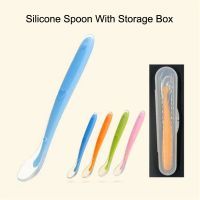 Hot Sale Baby Soft Silicone Spoon Candy Color Temperature Sensing Spoon Children Food Baby Feeding Tools Infant Feeding Spoon Bowl Fork Spoon Sets