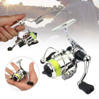 Best Xm100 Portable Mini Reel, Upgraded Version, Mini Reel, Metal Bearing, Fishing Waders Reel Gear Brake System Spinning Handle