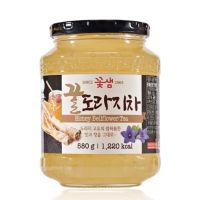 ?Import Item? 꽃샘 꿀도라지차 ชาน้ำผึ้งและรากดอกระฆัง Honey Bellflower (Balloon Flower) Root Tea 580g