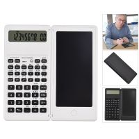 10-Digit Portable LCD Display Engineering Scientific Calculator with Writing Tablet + Pen Financial Accounting Calculate Tools Calculators