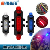 ▫ CBMMAKER LED Bicycle Lights Portable USB Rechargeable Bike Warning Light Taillight Cycling Rear Lamp Super Bright Bicycle Light