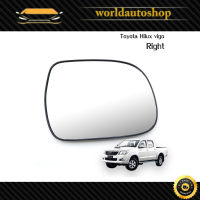 เนื้อเลนส์กระจก ข้าง ขวา Rh ใส่ Toyota Hilux Vigo Right Wing Side Door Mirror Glass Len Hilux Vigo Mk6 Toyota 2005-2014 Toyota  Aftermarket Parts Hilux Vigo Mk6 ปี2005-2014 มีบริการเก็บเงินปลายทาง