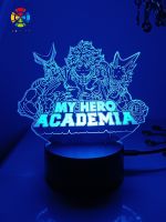 ∋☃ My Hero Academia boku no Midoriy Izuku 3d led lamp bedhome manga ninght lights anime figure room decor lampara noche dormitorio