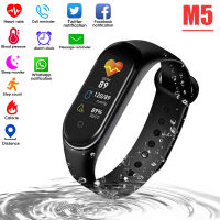 สายรัดข้อมืออัจฉริยะ M5 Band Smart Watch สมาร์ทวอทช์ สร้อยข้อมือกีฬา นาฬิกาบลูทูธอัจฉริยะ หน้าจอสัมผัส กันน้ำ Ip67 รองรับระบบ Ios และ Android