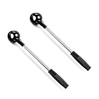 2 PC Golf Ball Retriever Rubber + Stainless Steel for Water Telescopic,Stainless Extendable Golf Ball Picker Grabber Tool 6.7Ft Golf Accessories