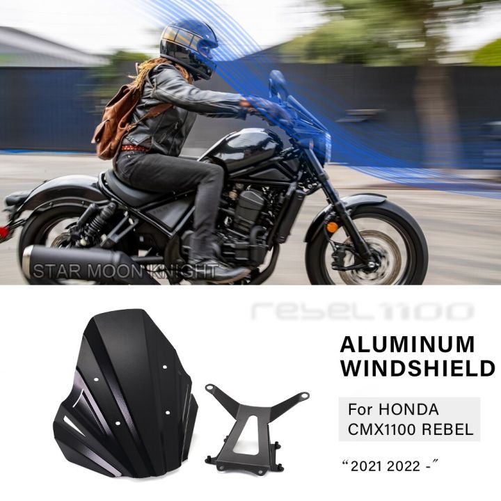 Motorcycle Windshield For HONDA CMX 1100 CMX1100 REBEL 2021 2022 ...
