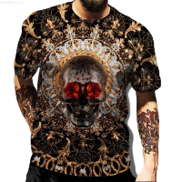 for Evil Summer Men t Shirts Face 3d Print Clothing Men t Shirt Oversized Skull T-shirt Homme Streetwear Hip-hop Casual Tops{attractive} trendy