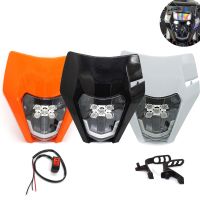 ♤◈ Motorcycle Headlight Headlamp LED Lighting Fairing For KTM SX EXC SXF KEWS HJ250H 125 150 250 300 350 450 500 525