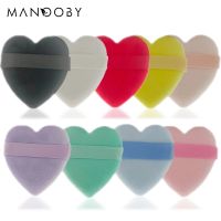 1pcs Heart Shape Powder Puff Soft Makeup Sponge Face Make Up Eyes Shadow Foundation Cosmetic Puffs Mini Velvet Makeup Puff Tools