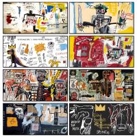 Pop Street Graffiti บทคัดย่อไดโนเสาร์ตัวอักษร Wall Art โปสเตอร์ Basquiat ภาพจิตรกรรมฝาผนัง Modern Home Decor ภาพวาดผ้าใบ Print