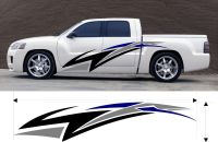 For 2PcsPair VINYL GRAPHICS DECAL STICKER CAR BOAT AUTO TRUCK 100" MT-152-Y-M Car styling