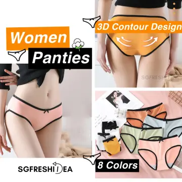 Women Cotton Underwear Cute Bow Sweet Gift Girls Briefs Ladies Panties  Knickers