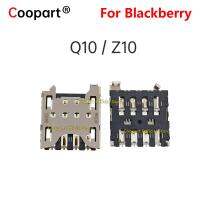 2ชิ้น/ล็อต Coopart ใหม่อ่านซิมการ์ดซ็อกเก็ตช่องที่ใส่ถาดสำหรับ Z10 Blackberry Q10