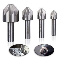 【✲High Quality✲】 guangz Hakkin 1ชิ้น12.5/16/20/30Mm Hss Countersink 6/8ขลุ่ย90องศาเครื่องมือลบคมดอกสว่านเครื่องเจาะขดลวดสองชั้นสำหรับทำงาน3มิติลบคม