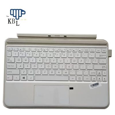ภาษาอเมริกันใหม่ของแท้สำหรับ Asus Transformer Mini T102HA สีขาวแป้นพิมพ์สำหรับแท็บเล็ตคีย์บอร์ดพื้นฐาน LJP396 33PTDH8299