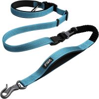 Adjustable Pet Cat  Dog Leash with Car Seat Belt Shock Absorbing Reflective Multifunction Dog  Leash  Pet Supplies Collars