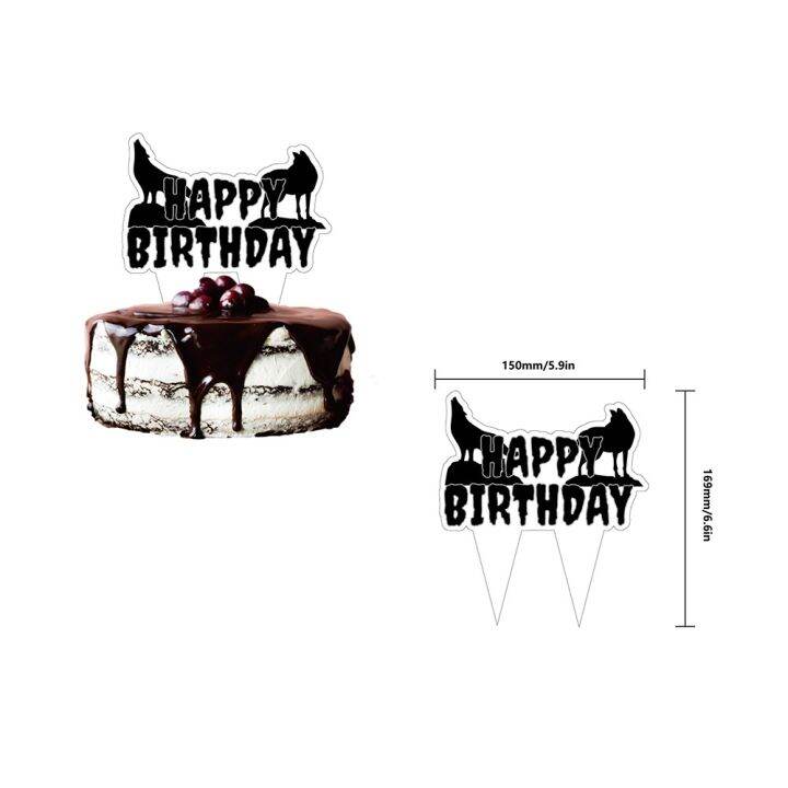 cc-wolf-themed-birthday-decorations-for-boys-supplies-dark-balloons-happy-set