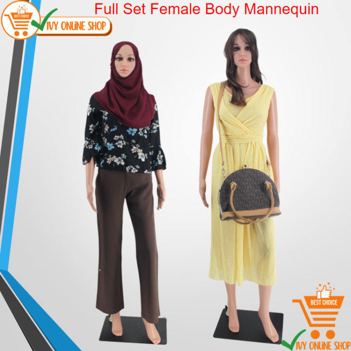 Full Mannequin Wanita Full Body With Metal Base Patung Wanita Berdiri