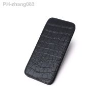 PU Leather Crocodile Pattern Card Case Passport Covers Travel Wallet Retro Card Holder Banknote Organiser Credit Card