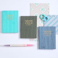 2023 Daily Weekly Monthly Planner Notebook A7 Portable Calendar Book Journal Notepad Dairy Schedule Book Office Stationery