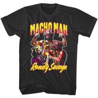 Macho Man Randy Savage Triple Threat MenS T Shirt Wrestling Tee Shirt