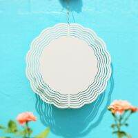 2 Pack 10 Inch Sublimation Wind Spinner Blanks,3D Aluminum Wind Spinners Kinetic Sculpture for Yard Garden Lawn Patio