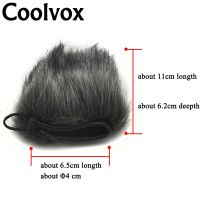 【Limited edition】 Coolvox กลางแจ้งเสียงเทียมขนไมโครโฟนปกซุ่มซ่ามกระจกแขนโล่สำหรับซูม H1ดิจิตอล Recoder 65มิลลิเมตร * 110มิลลิเมตร