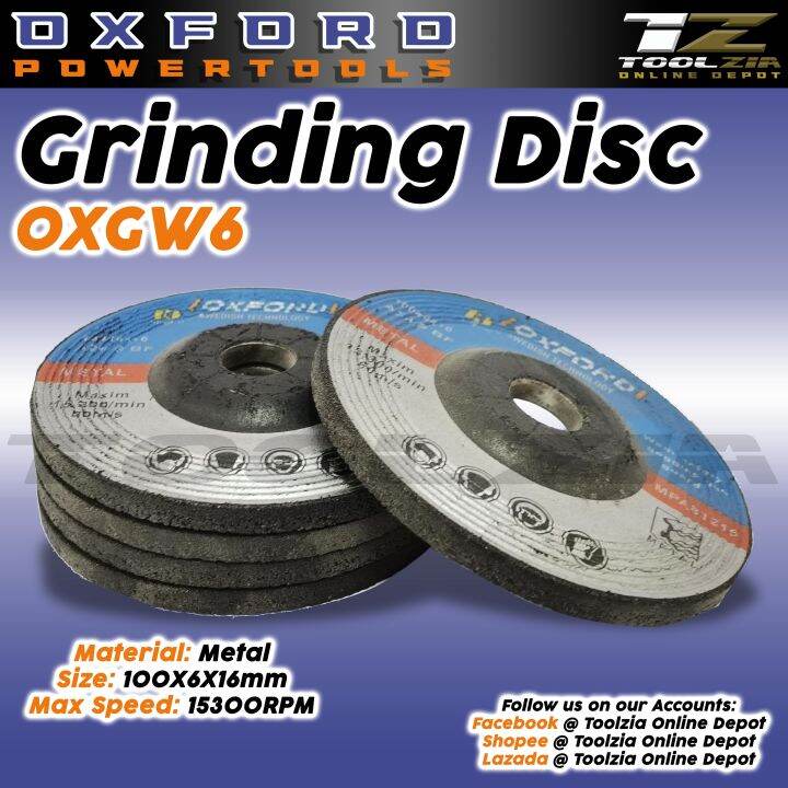 TOOLZIA OXFORD Grinding disc (0XGW2) METAL Lazada PH