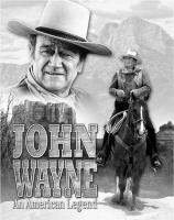 ผลิตในสหรัฐป้ายดีบุกตกแต่งผนังโลหะแนววินเทจตำนานชาวอเมริกัน John Wayne