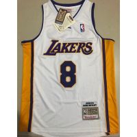 ของแท้ใหม่【10 Styles】เสื้อบาสเก็ตบอลรุ่นพรีเมี่ยม NBA Los Angeles Lakers No.8