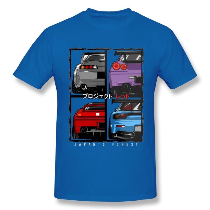 jdm-เสื้อยืดคอกลม-ผ้าฝ้าย-100-พิมพ์ลายรถแข่งญี่ปุ่น-r34-nsx-fd3s-rx7-โอเวอร์ไซซ์-แฟชั่น-สําหรับผู้ชาย-ผู้หญิง