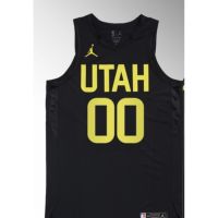 ยอดนิยม เสื้อกีฬาแขนสั้น ลายทีม nba jersey Utah Jazz No. 2023 เสื้อกีฬาบาสเก็ตบอล Clarkson สีดํา 00 ชิ้น