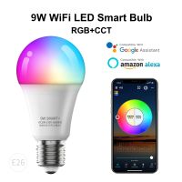 [HOT QQZIWWUJJWG 104] สมาร์ทไฟ LED BulbLight หลอดไฟสำหรับบ้าน LED RGB โคมไฟหรี่แสงได้จับเวลาฟังก์ชั่นหลอดไฟสีสมาร์ท HomeVia Alexa Google Home