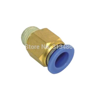 2PCS 12mm 1/8 inch air straight pneumatic pu hose plastic pipe fitting PC12-01 One touch pvc pipe connector Pipe Fittings Accessories
