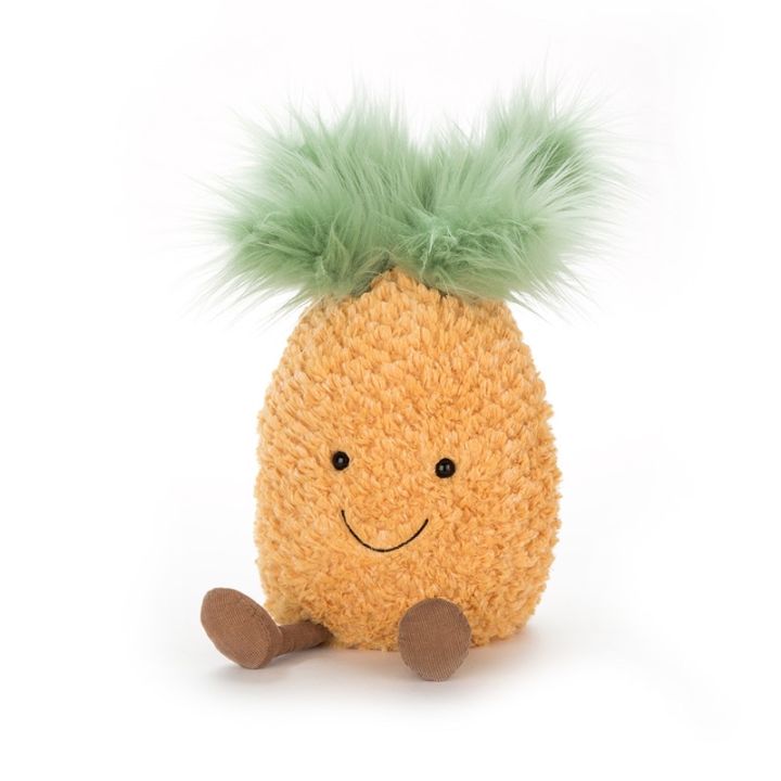 ตุ๊กตา-jelly-cat-amuseable-pineapple-ตุ๊กตา-สัปปะรด-ขนาด-กลาง-large-สินค้ามือสองนำเข้าจากอเมริกา
