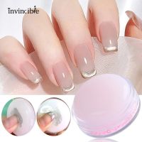 French Nail Printing Template Transfer Stamp/ Clear Silica Gel Nail Art Stamp/ Detachable Jelly Head Polish Print Templates