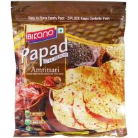 Indian food for you?  (2 Pcs)  Bikano Papad  Amritsari 200g.