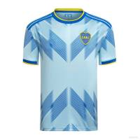 JS 2023-2024 Boca Juniors Away Jersey Football Short Sleeve Tshirts Sports Tee Plus Size SJ