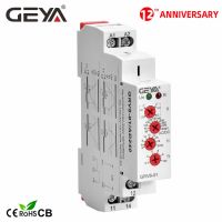 Gratis Ongkir Geya Grv8-01รีเลย์แรงดันไฟฟ้าแบบหนึ่งเฟสปรับได้มากหรือใต้แรงดันไฟฟ้าป้องกันรีเลย์พร้อมจอแสดงผล Led