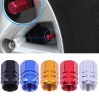 4pcs/lot Aluminum Alloy Car Wheel Caps Auto Tire Valve Stem Caps waterproof Wheel Nipple Caps Automobiles  parts Accessories Adhesives  Tape