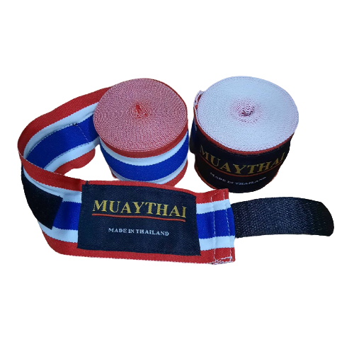 ผ้าพันมือ-muaythai-ผ้าพันมือชกมวย-ผ้าพันมือนักมวย-ผ้าคอตตอนคุณภาพดี-อุปกรณ์มวยไทย-handwraps-ราคาต่อคู่