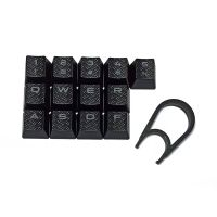 13ชิ้น Keycaps DIY ABS Backlit Keycap เนื้อไม่ลื่นสำหรับการติดตั้งคีย์บอร์ดแบบกลไกโปรไฟล์ OEM