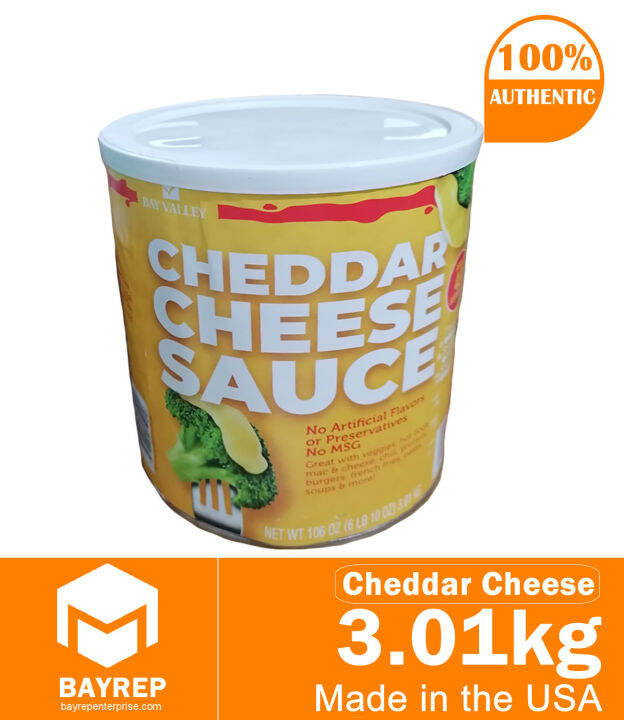 Bay Valley Cheddar Cheese Sauce, 3.01 Kg Lazada PH Bay Valley Cheddar Cheese Sauce, 3.01 Kg Lazada PH