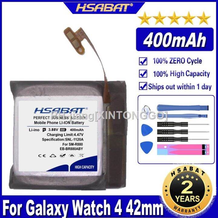 HSABAT EBBR880ABY 400mAh Battery for Samsung Galaxy Watch 4 42mm SM