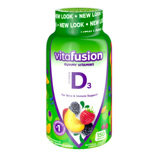 Vitafusion Vitamin D3 2000 IU, Adult Vitamins Bone and Immune Support